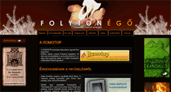 Desktop Screenshot of folytonego.hu
